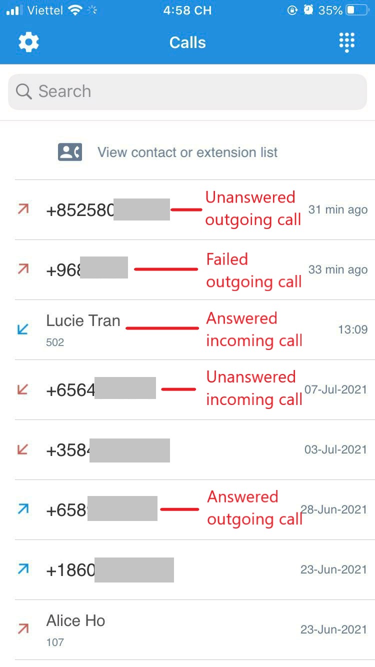 Call History - Data Dynamics Pte Ltd